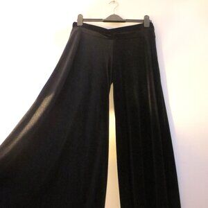 Wide Leg Velvet Pants